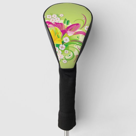 De bloemtuin golfheadcover (Voorkant)