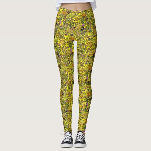 De bloemtuin leggings (Voorkant)