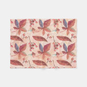 De bloemvelden fleece deken (Voorkant (Horizontaal))