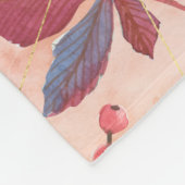 De bloemvelden fleece deken (Hoek)