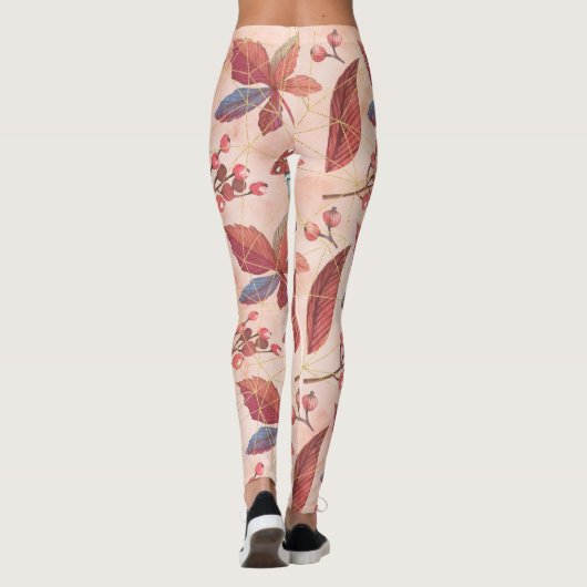 De bloemvelden leggings (Achterkant)