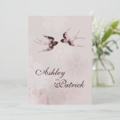 De Bloesem en de Liefde van de kers slikken Kaart (Staand voorkant)