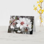 De Bloesem van de Amandel NOTECARD ~ Kaart (Gele Bloem)