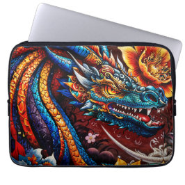 "De bloesem van de draak" Laptop Sleeve
