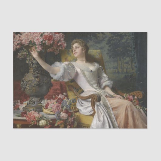 De bloesem van de jeugd door Wladyslaw Czachorski Tissuepapier (Voorkant)