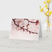 De Bloesem van de kers Kaart (Gele Bloem)