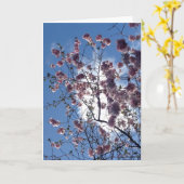 De bloesem van de lente van Loch het Wenskaart van Kaart (Gele Bloem)