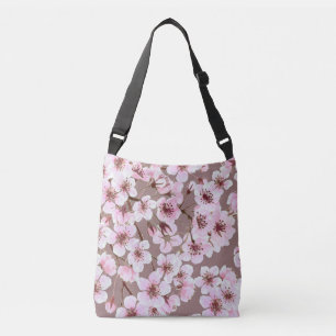 De bloesempatroon van de kers crossbody tas