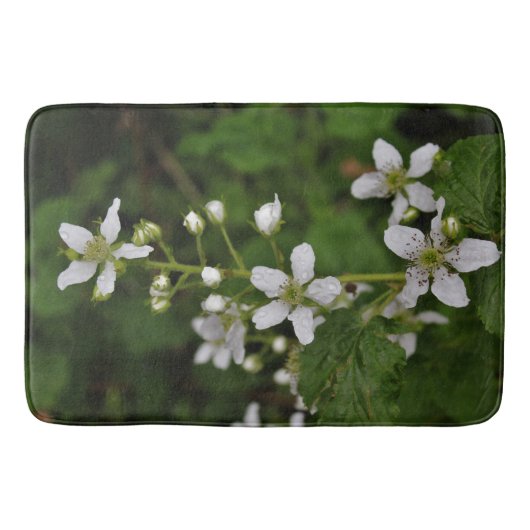 De Bloesems van Blackberry Badmat (Voorkant)