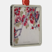 De Bloesems van de abrikoos Metalen Ornament (Rechts)