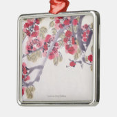 De Bloesems van de abrikoos Metalen Ornament (Links)