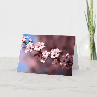 De Bloesems van de grootmoeder - Leeg Wenskaart Kaart