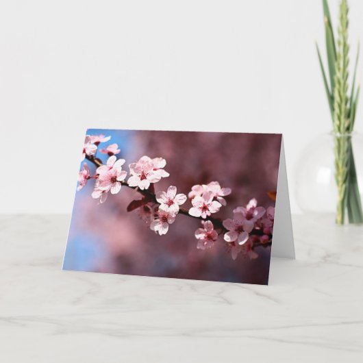 De Bloesems van de grootmoeder - Leeg Wenskaart Kaart (Voorkant)