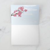 De Bloesems van de kers - Wenskaart Kaart (Binnen)