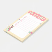 De blog Dog Life to Do-List Post Post-it® Notes (Schuin)