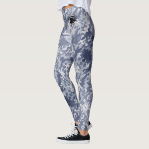 De blonde & brak - de Blauwe Leggings van de