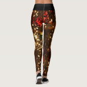 De blonde & brak - Gevormde Leggings - Wit Logo (Achterkant)