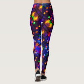 De blonde & brak - Gevormde Leggings - Wit Logo (Achterkant)