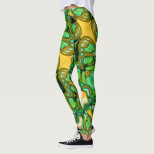 De blonde & brak - Gevormde Leggings - Zwart Logo