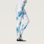 De blonde & brak - Gevormde Leggings - Zwart Logo (Rechts)