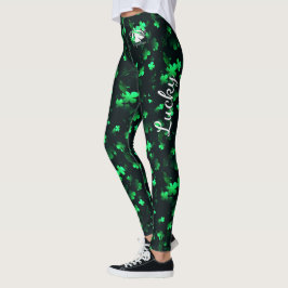 De blonde & brak - "personaliseer Deze" Leggings