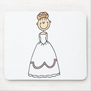 De Blonde Bruid Mousepad van de aardbei Muismat