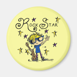 De blonde Ster van de Rots van de Jongen Magneet