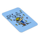 De blonde Ster van de Rots van de Jongen Magneet (Rechterzijde)