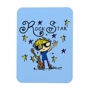 De blonde Ster van de Rots van de Jongen Magneet