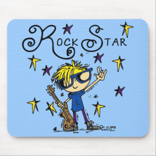 De blonde Ster van de Rots van de Jongen Muismat