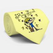 De blonde Ster van de Rots van de Jongen Stropdas (Opgerold)