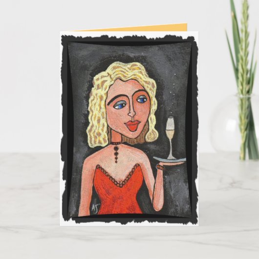 De Blonde van de cocktail - (Voorkant)