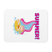 De blonde Zomer van het Meisje Magneet (Horizontaal)