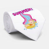 De blonde Zomer van het Meisje Stropdas (Opgerold)