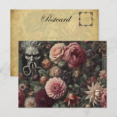 De Bloom-Eater's Sermon - Gotische Barokke Bloemen Feestdagenkaart (Voorkant / Achterkant)