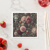 De Bloom-Eater's Sermon - Gotische Barokke Bloemen Servet (Insitu)