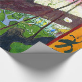 De Blooming Plum tree van Vincent Willem van Gogh Cadeaupapier (Hoek)