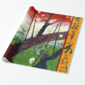 De Blooming Plum tree van Vincent Willem van Gogh Cadeaupapier (Uitgerold)