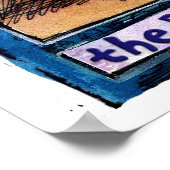 De Blub Blub Blues band Poster (Hoek)