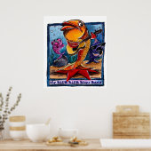 De Blub Blub Blues band Poster (Keuken)