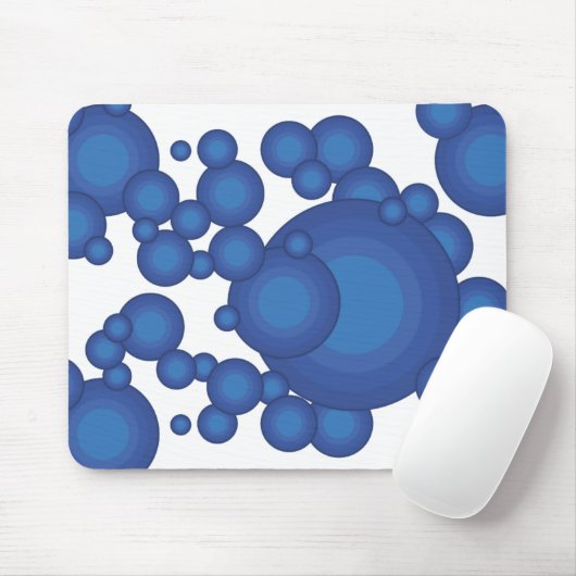 De Blue 70-jaarstilcirkel Muismat (Met muis)