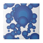 De Blue 70-jaarstilcirkel Tegeltje (Voorkant)