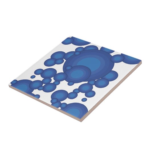 De Blue 70-jaarstilcirkel Tegeltje (Zijkant)