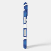 De Blue 70's jaar stijlcirkel Case-Mate iPhone Case (Achterkant / Rechts)