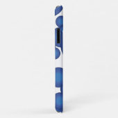 De Blue 70's jaar stijlcirkel Case-Mate iPhone Case (Achterkant/rechts)