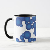 De Blue 70's jaar stijlcirkel Mok (Links)