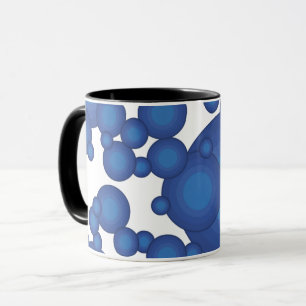 De Blue 70's jaar stijlcirkel Mok