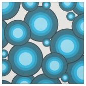 De Blue 70's jaar styling cirkel Stof (Swatch)