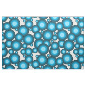 De Blue 70's jaar styling cirkel Stof (Fat Quarter)