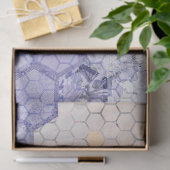 De Blue Bee Serie Design 10 Tissuepapier (Geschenk)